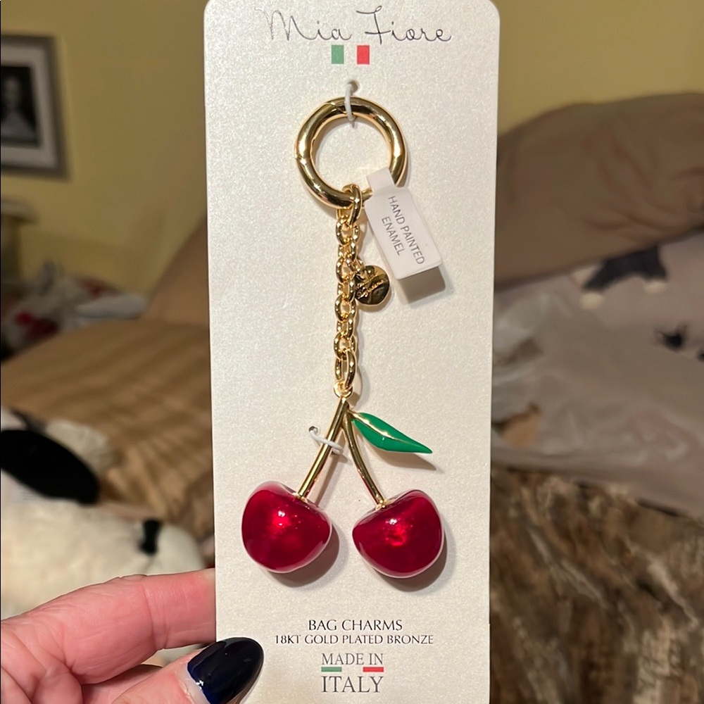 Mia Fiore Red Cherry Key Holder